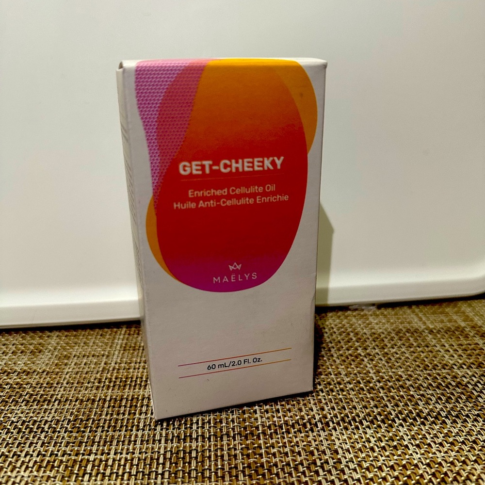 New MAELYS Get-Cheeky Enriched Cellulite Oil - 2 fl oz / 60 ml - expires 3/2026
